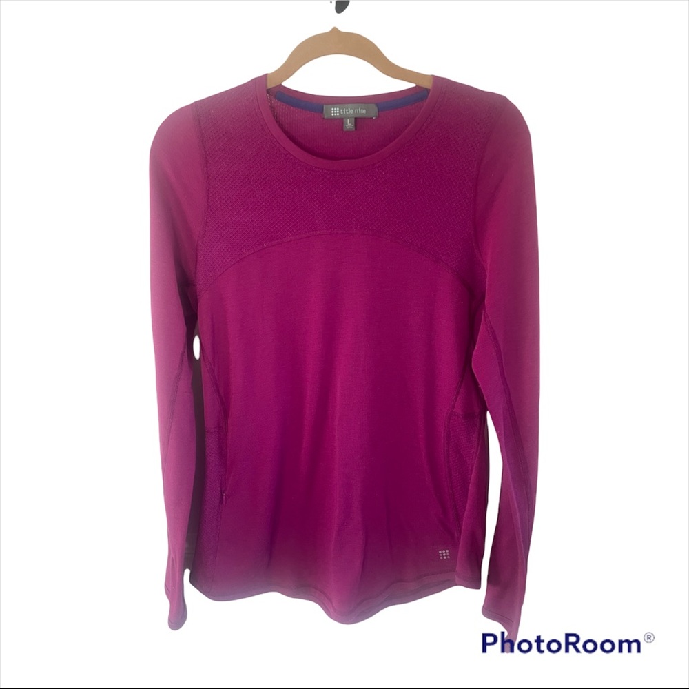 Pre-Owned Title Nine Wool Blend Long Sleeve Shirt
